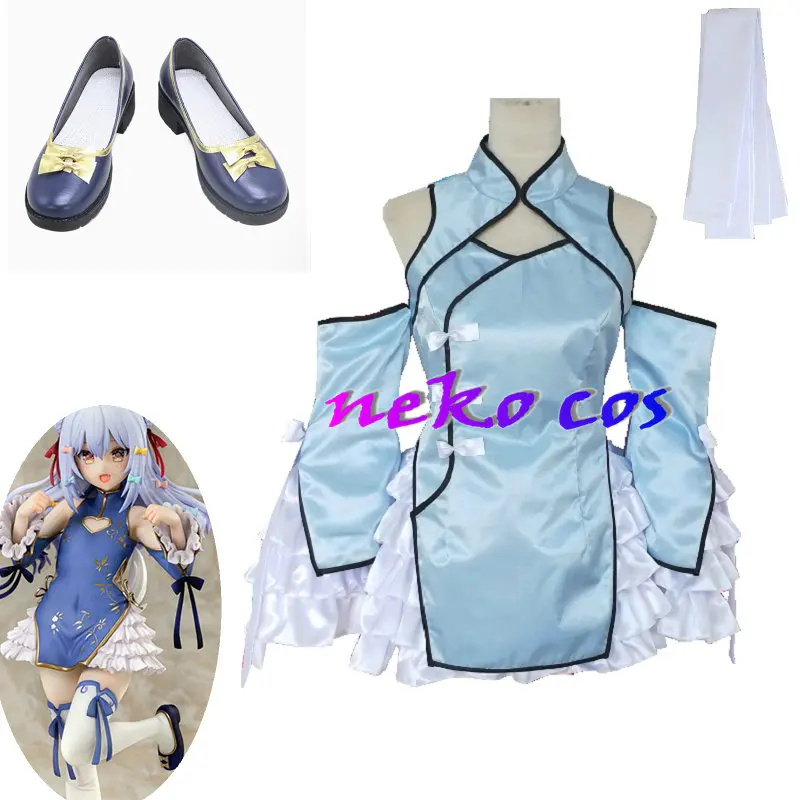 Sanal YouTuber VTuber INUYAMA TAMAKI Cosplay modifiye versiyonu giyim Özel Boyut ayakkabıları kıyafet tarzını değiştirebilir