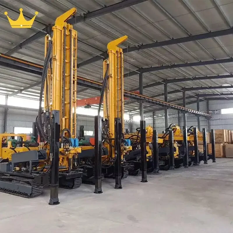 

300 meter deep diesel hydraulic borehole drilling rig portable water well drilling rig machine