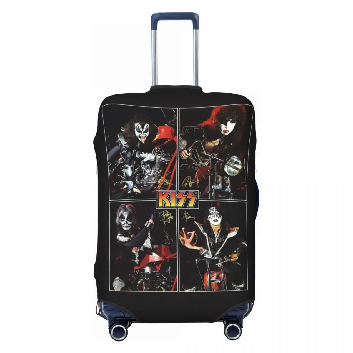 Kiss Print Luggage Protective Dust Covers Elastic Waterproof 18-32inch Suitcase Cover Travel Accessories