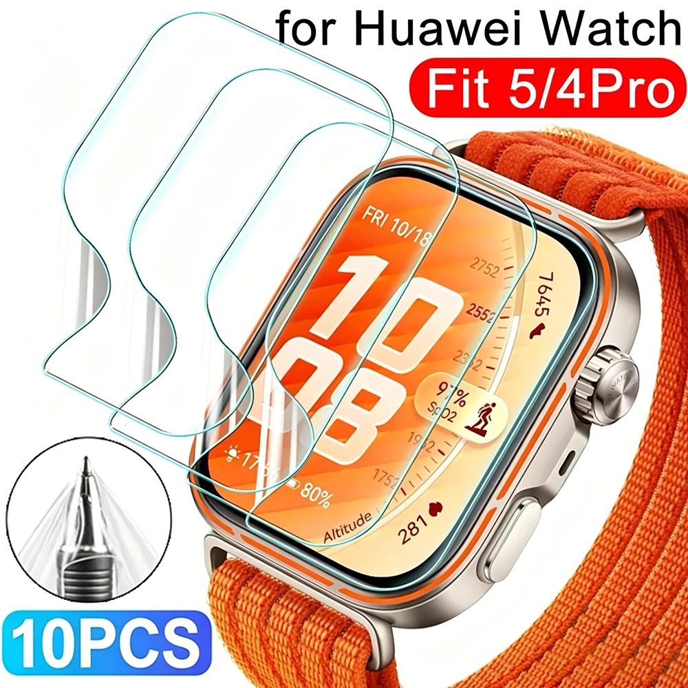 Soft Flexible Hydrogel Protective Films for Huawei Watch Fit 4/5 Pro Fit 5 Pro Screen Protectors Anti-scratch Smart Watch Cover