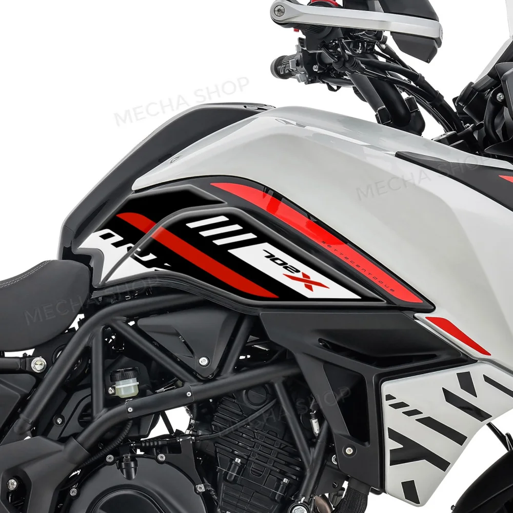 For Benelli TRK 702 X Anthracite Grey Style 2023 2024 2025 Sticker Kit