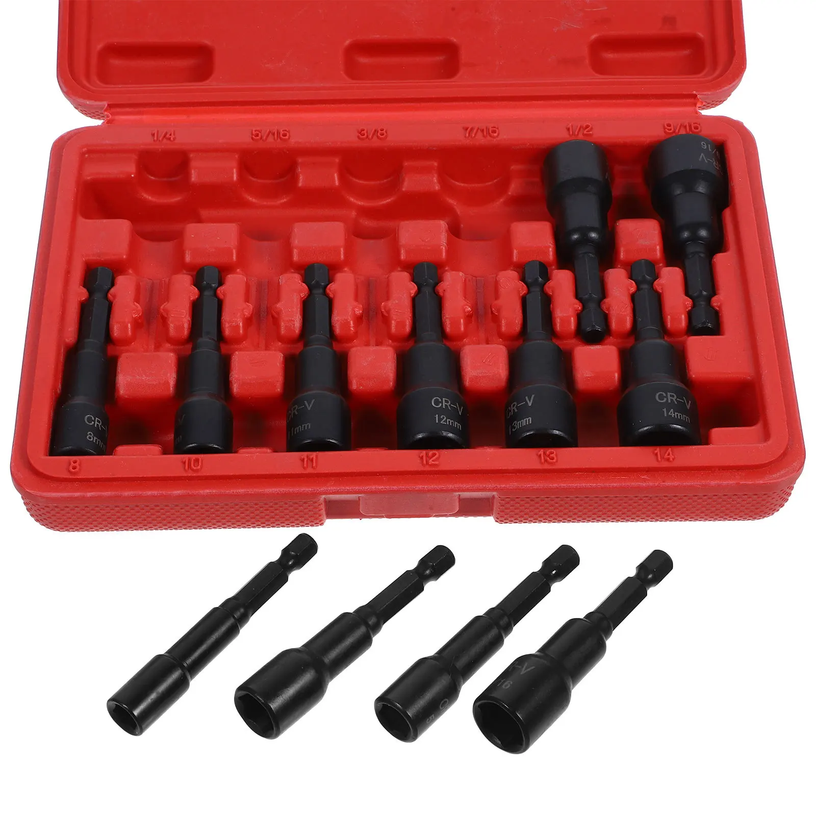 

1Set Impact Swivel Socket Set Assorted Adapter Extended Design Drive Socket Tool Kit for Mechanics Use Impact Adapter Set