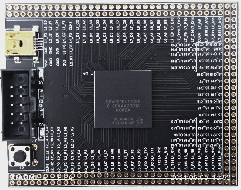 Altera Cyclone IV EP4CE10F17C8N FPGA Core Development Board, Learning Training Experimental Board