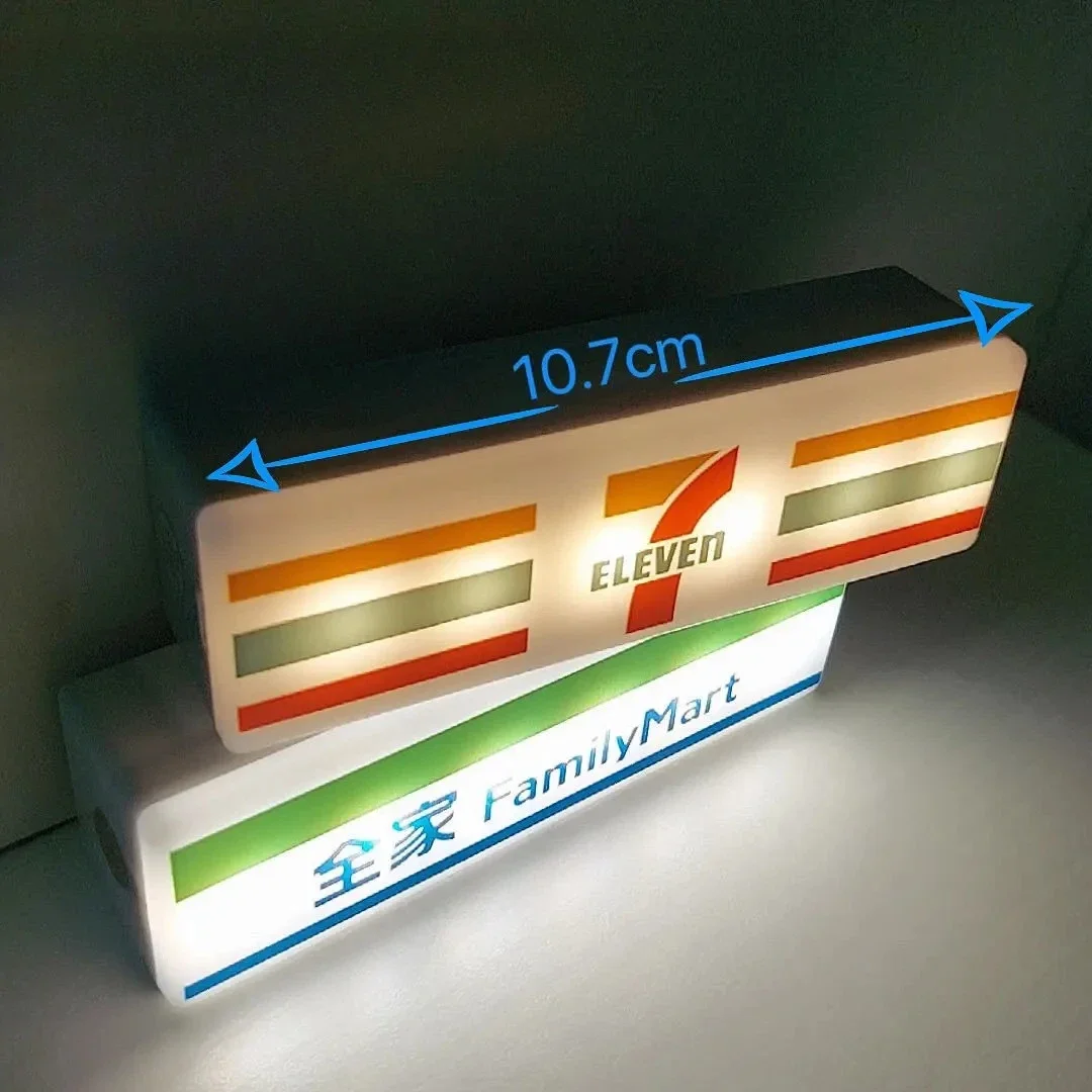 حار الراحة مخزن مغناطيس الثلاجة نموذج مصغر المغناطيسي تزيين ضوء الليل مصباح لتهيئة الجو لافتة متوهجة #5