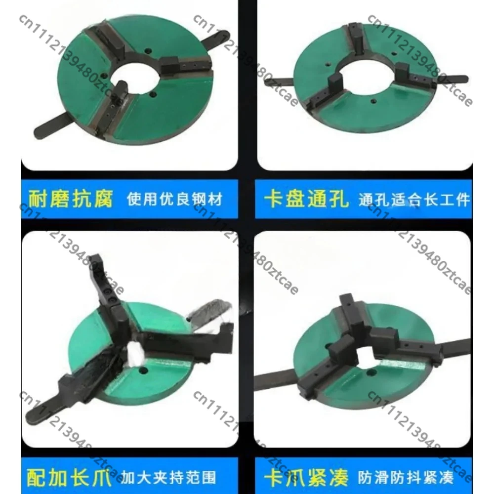 300mm Welding Turntable, Quick Release Self-centering Chuck, Portable Welding Positioner, Industrial Welding Auxiliary Fixture