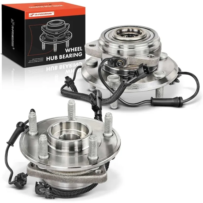 

A-Premium 2 x Front Wheel Bearing and Hub Assembly with ABS 5-Lug