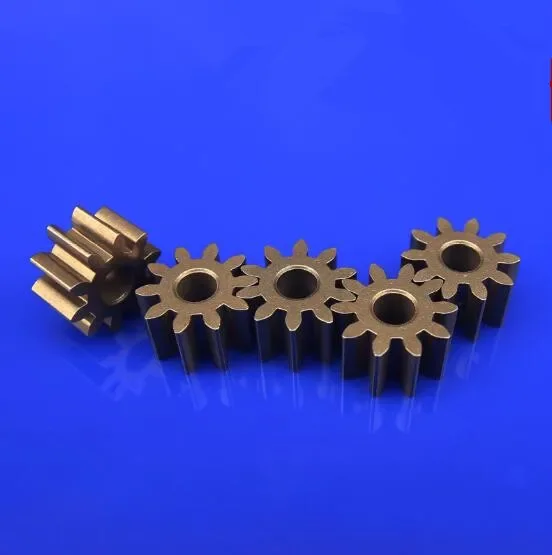 10pcs/lot metal gears Iron Gear 0.5 module 9/10 teeth Pore size 2.3mm Vehicle Transmission Gear