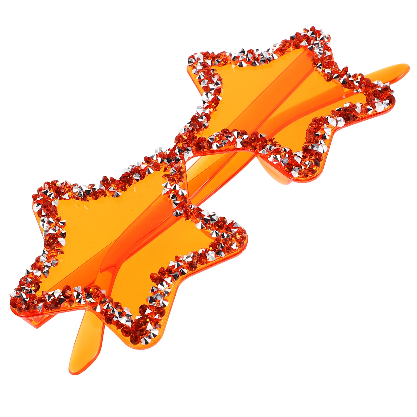 

Star Sunglasses Cool for Women Frameless Fried Street Orange Boys Shaped Candy Color