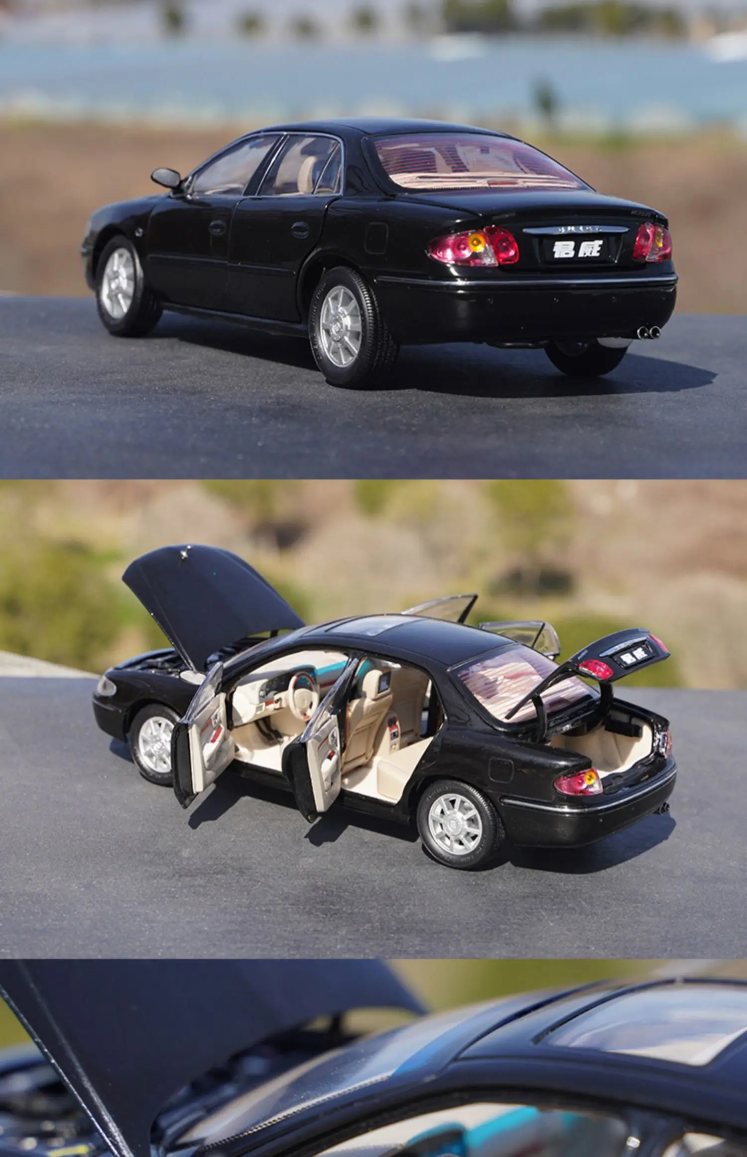 1:18 Original Shanghai GM Buick Regal Car Model The First Generation Regal Alloy Simulation Car Model
