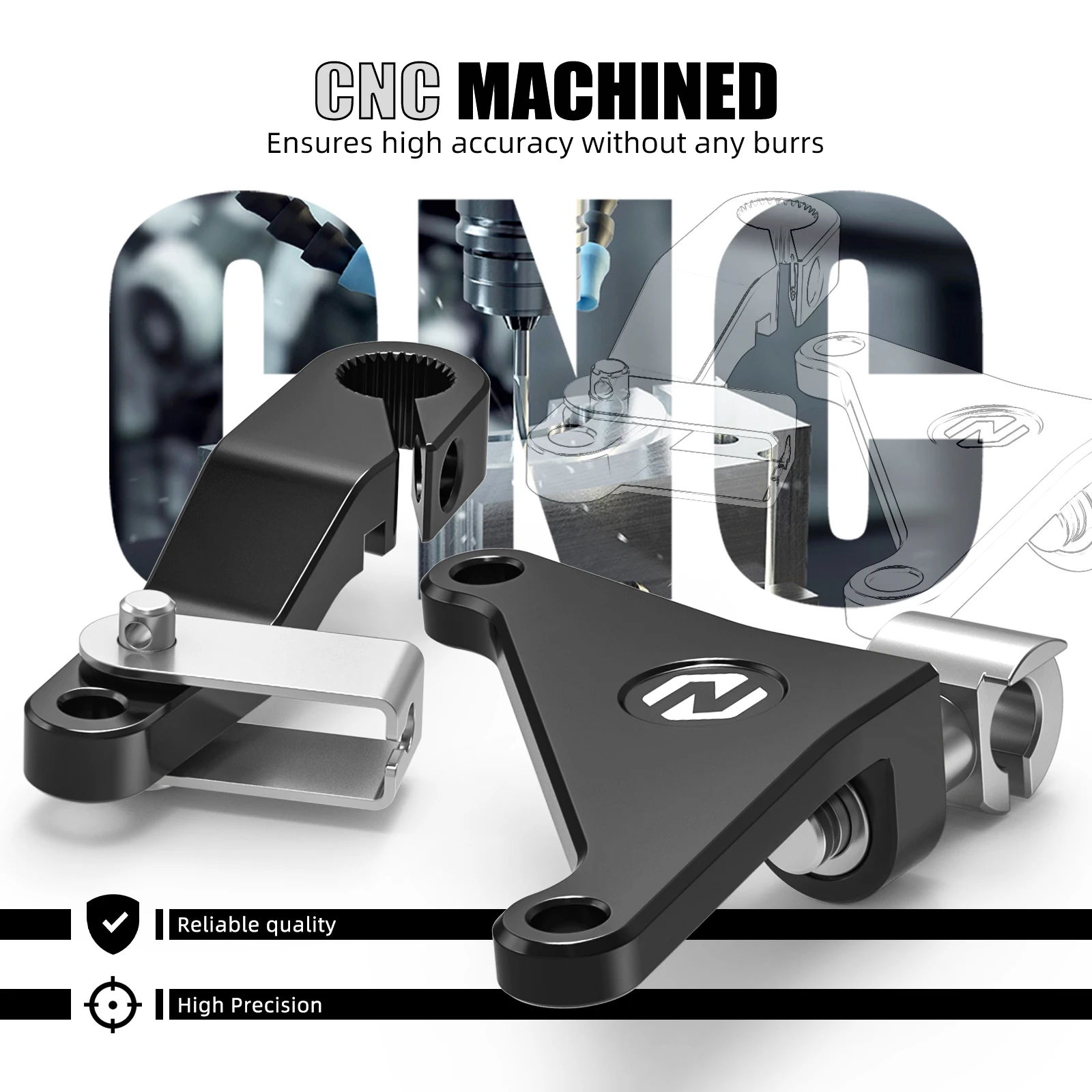 لياماها Tenere 700 /XTZ700 2019-2024 NICECNC مخلب الذراع قوس Tenere 700 العالم Raid YZF R7 22-23 MT-07 XSR700 2018-2022