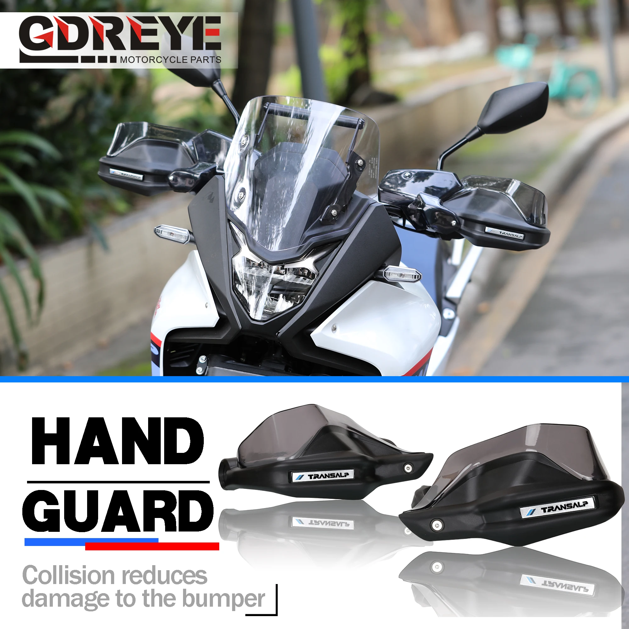 

For Honda TRANSALP750 XL750 Dedicated HandGuard Motorcycle TRANSALP 750 XLV Handguards Handlebar Brake Guards Windshield