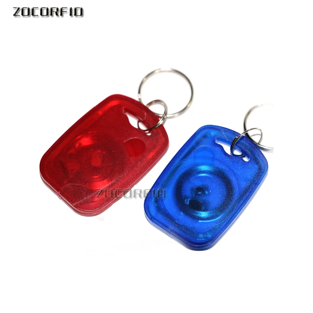 10pcs Rfid Dual Chip Smart Card Ic+Id Frequency Keychain Em/Tk4100 Authorized Access Control 1k S50 Read-Only Token Tag