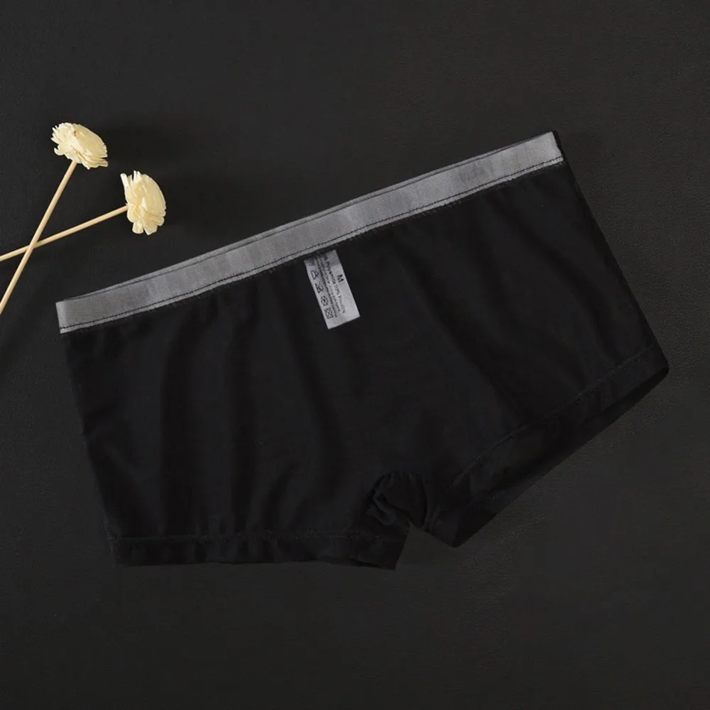 Seamless Men Boxers Summer New Ice Silk Boxer For Man See-Through Underwear Mesh Ultra-thin Panties Transparent Underpants