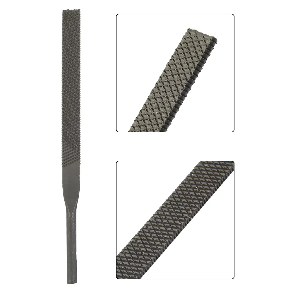 1pc Pneumatic File Blades Air File Small File 5×140mm Flat/Half Round/Triangle/Round File For Carving Deburring Shaping Glass