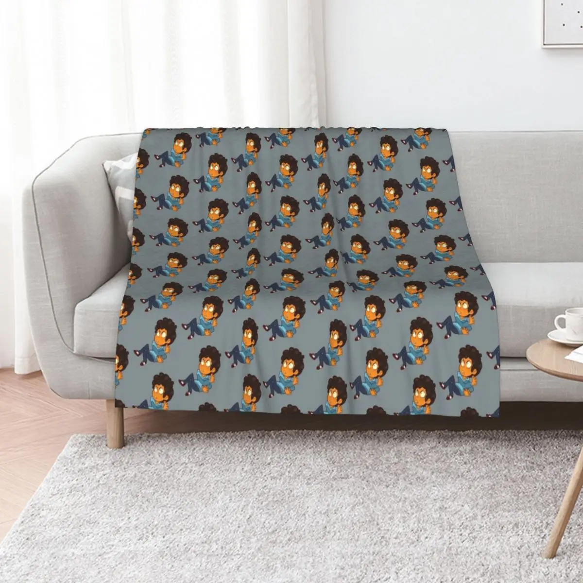 Camp Camp- Shoked Max Throw Blanket Soft Plush Plaid Heavy Custom Hair Bed Fashionable Decorative Throw Blankets