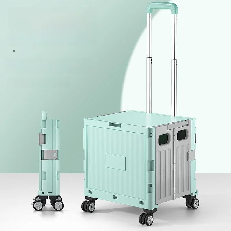 multi-functional-portable-shopping-cart-sturdy-stainless-steel-outdoor-camping-vegetable-buying-cart-with-retractable-handle