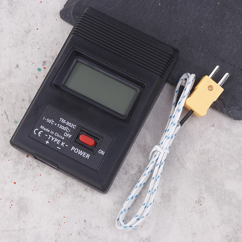 TM-902C (-50C To 1300C) Temperature Meter TM902C Digital K Type Thermometer Sensor + Thermocouple Probe Detector