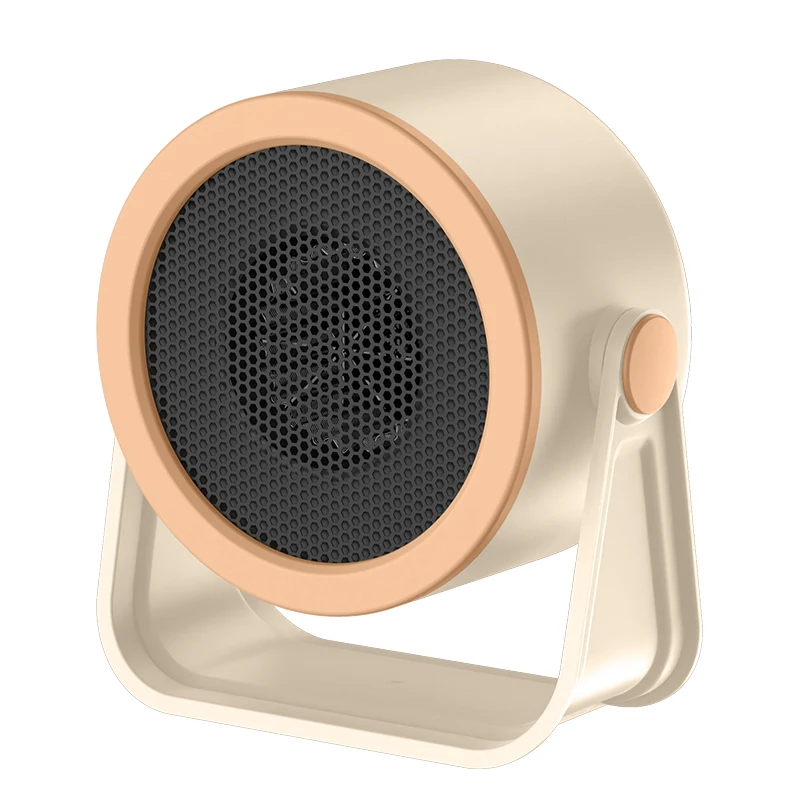Mini Space Heater, Portable Desktop Fan Heater 500W PTC Ceramic Personal Electric Heater for home office use
