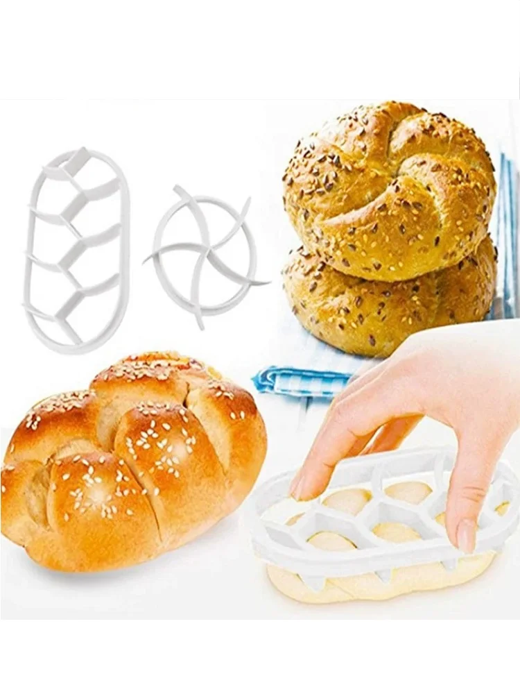 

2 шт. круглые овальные формы для хлеба веерообразные формы для резки теста пресс для печенья формы для хлеба и печенья кухонный инструмент для выпечки кондитерских изделий