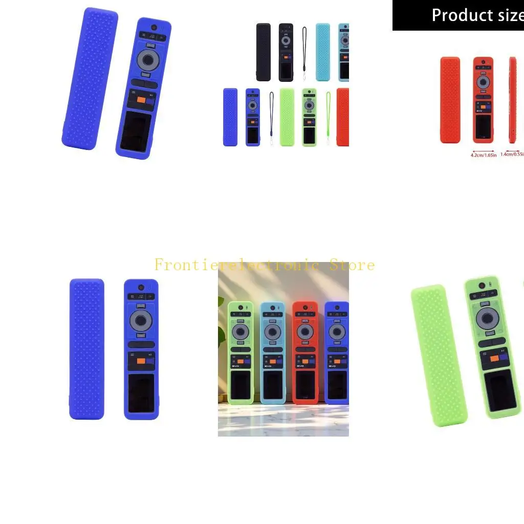 G8DB Silicone Protective Remote Controls Sleeve For HTR U35G Solar Remote Controls Precise Cutout And Comfortable Grips