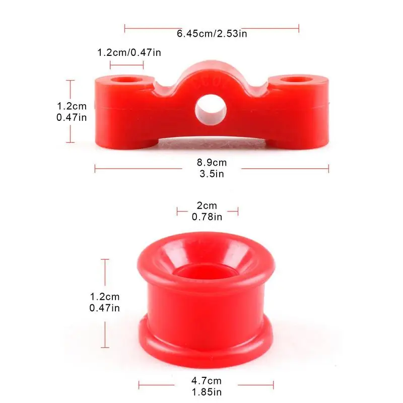 Shifter Stabilizer Bushing Kit For Civic B/D Series Red Manual Transmission Shifter Stabilizer Bushing Set Replacement Tool