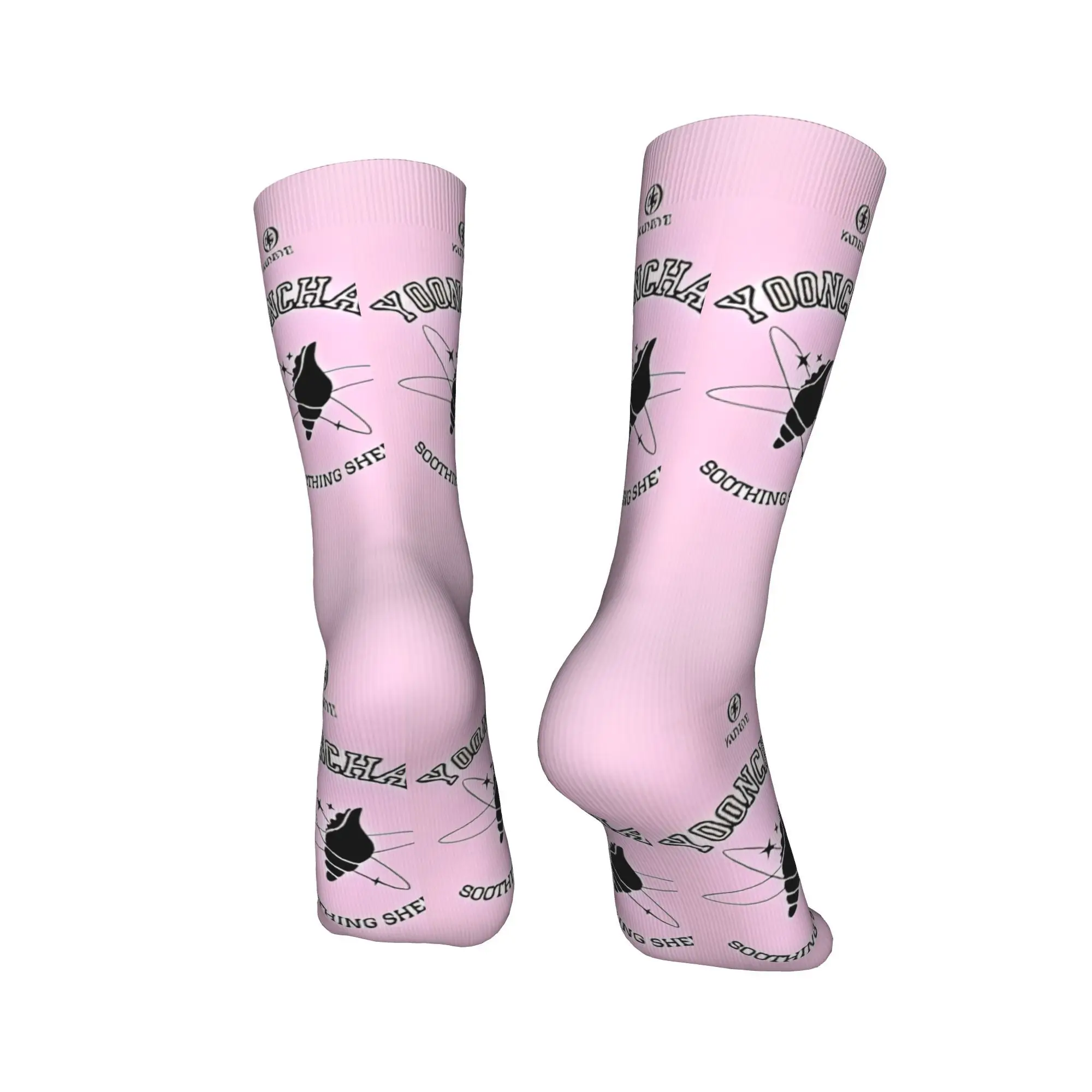 KATSEYE Yoonchae Soothing Shell DREAM CHARM ART Stockings Unisex Men  Socks Winter Skateboard Anti Bacterial Design Socks Gift