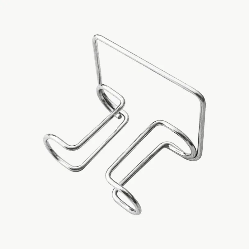 Dental Cotton Roll Clip Autoclavable Stainless Steel Cotton Roll Clip Holder Dentistry Lab Supplies Isolator Tool Dentist Clinic