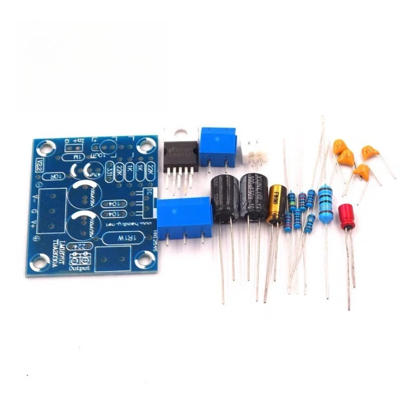 2pcs LM1875T Mono HiFi Amplifier Board DIY Kit PCB for Speaker Audio System Home Theater