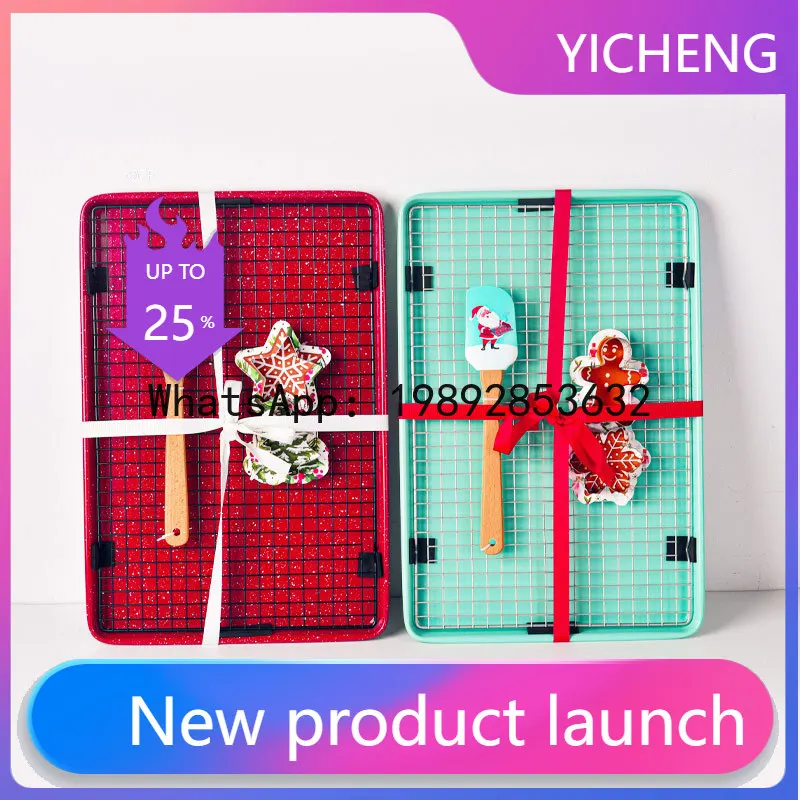 

Cake baking pan non-stick carbon steel cake baking pan christmas set