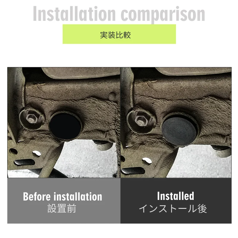 Waterproof Dust Cover Cap Car Chassis Round Hole For Suzuki Jimny 2022 Accessorie JB64 JB74 2021 2020 2019