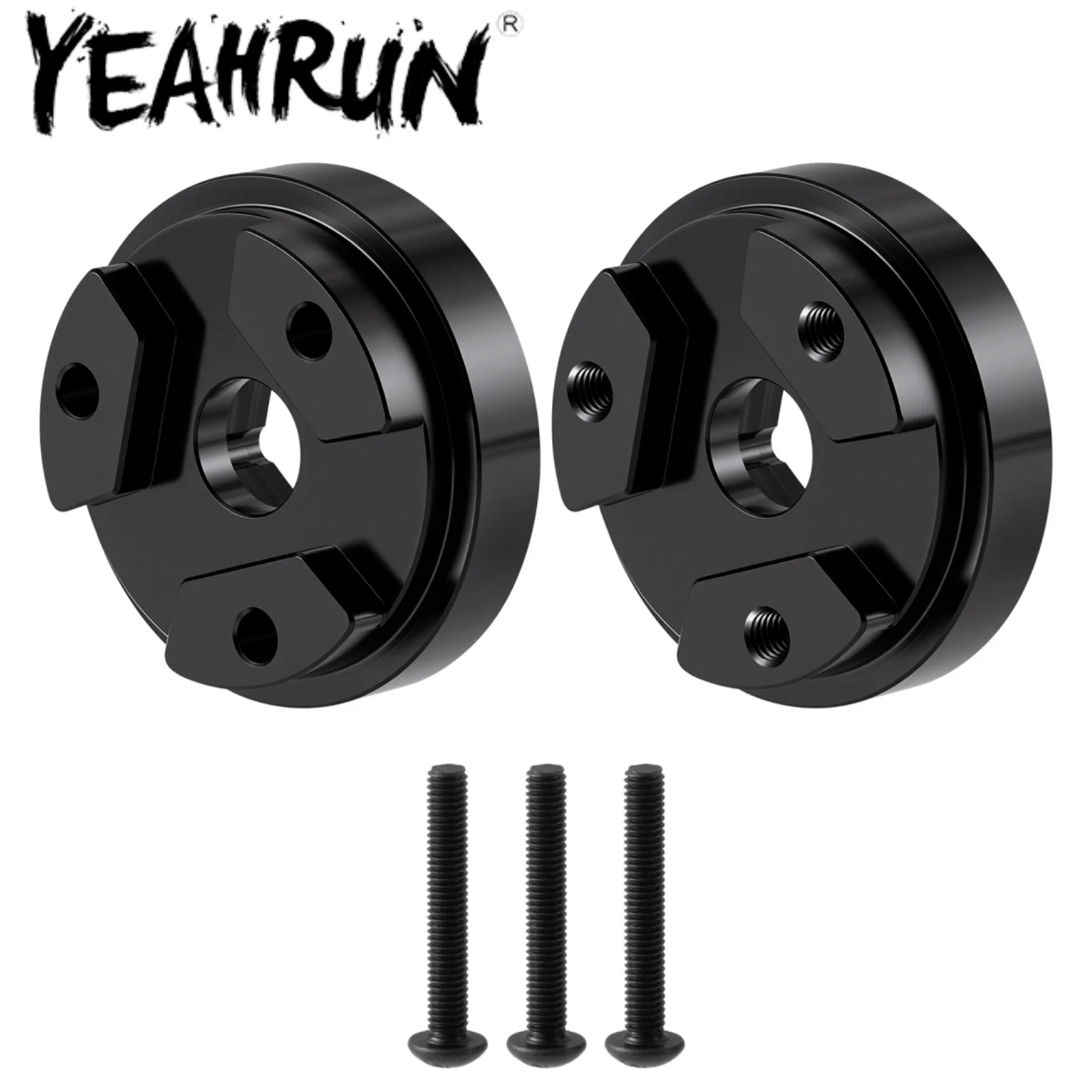 YEAHRUN Aluminum Alloy 2Pcs Lock Differential for 1:10 Tamiya Clod Buster RC Car Accessories Parts