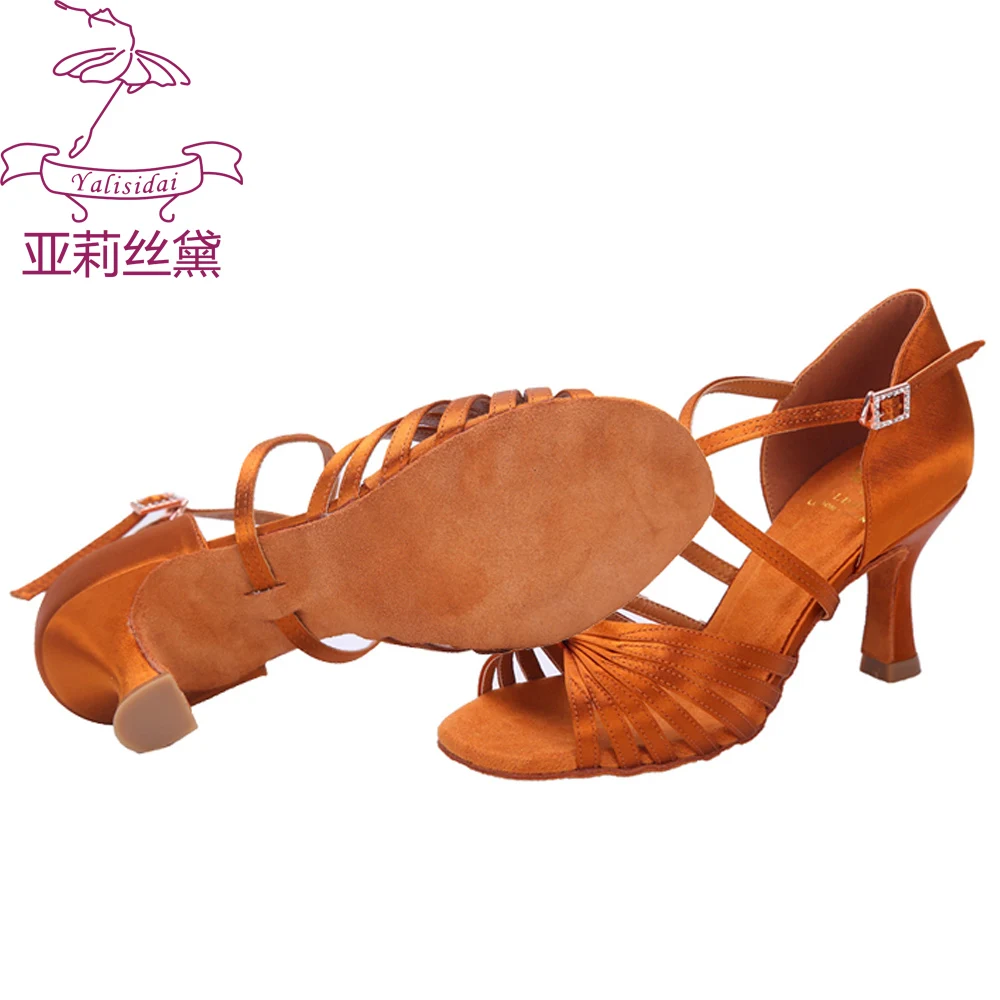 Yalisidai chaussures de danse latine femme naaldhak 6.5 CM 7.5 Cm 8.5 CM Latin dansschoenen met Microfiber