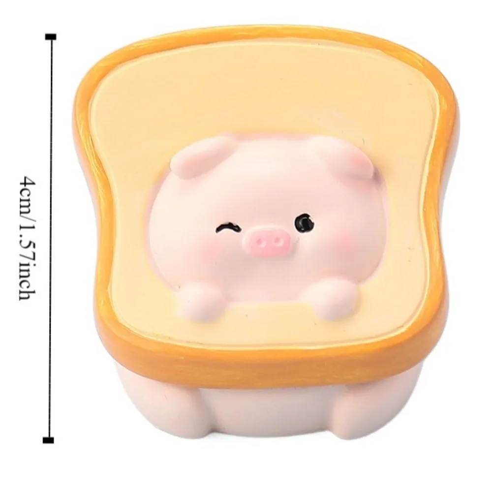 Collection Bread Pig Pink Pig Dolls Sweet Cone Sweet Pig Doll Desktop Ornaments Cute Kawaii Cartoon Model Toy Small Gifts