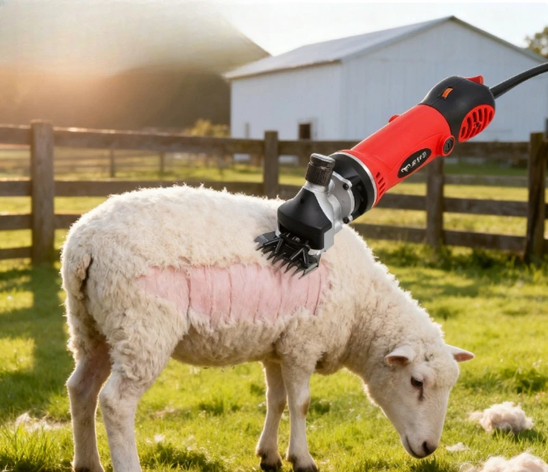 2025 Spingitore elettrico per tosatura di lana con batteria al litio per tosare la lana Tosatrice elettrica