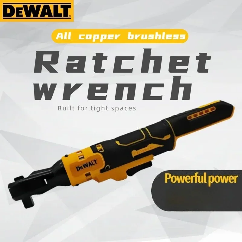 Dewalt DCF512 1/2，3/8 Inch Brushless Ratchet Right Angle Wrench LED Cordless Driver Variable Speed Power Wrench 20V Power Tools