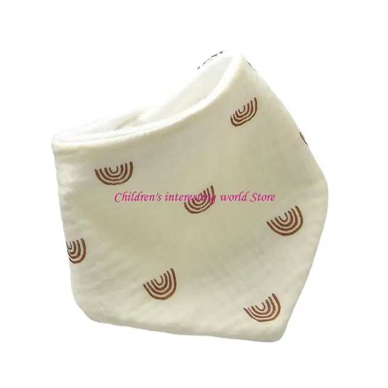 

Infants Saliva Towel Newborns Burp Cloth Drooling Bib Shower Gift for Boy Girls 425F