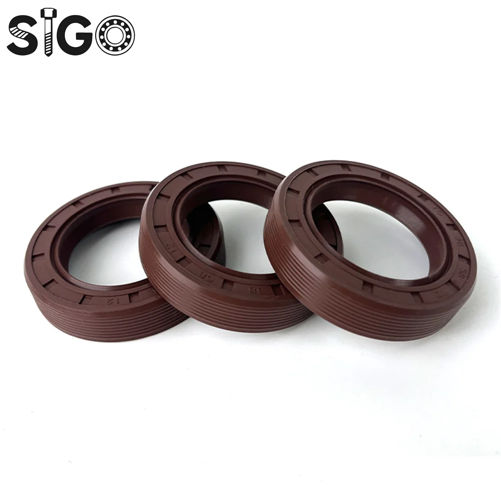 42*62*8/10/12 42x62x8/10/12 44*62*10 44x62x10 Fluoro FKM Fluorine Rubber Spring Two Lip TC Gasket Radial Shaft Skeleton Oil Seal