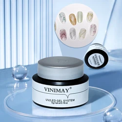 VINIMAY Professional Line Art Gel System for Magic Mirror Powder Nail Painting Gel Nail Polish Nail Art Gel Varnish Lacque Prime