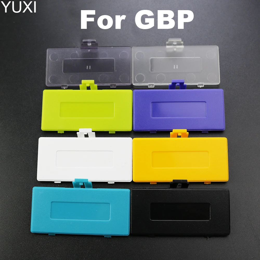 YUXI 1PCS 8 Colors To Choose Replacement Battery Cover for Game Boy Pocket Gameboy GBP Battery Door