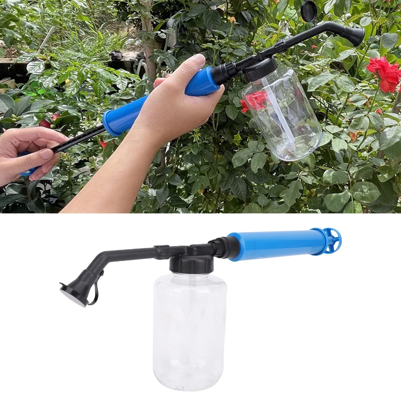 Diatomaceous Earth Powder Duster 500ml Garden Powder Applicator Dispenser Duster for Multi Purpose Indoor Outdoor Use