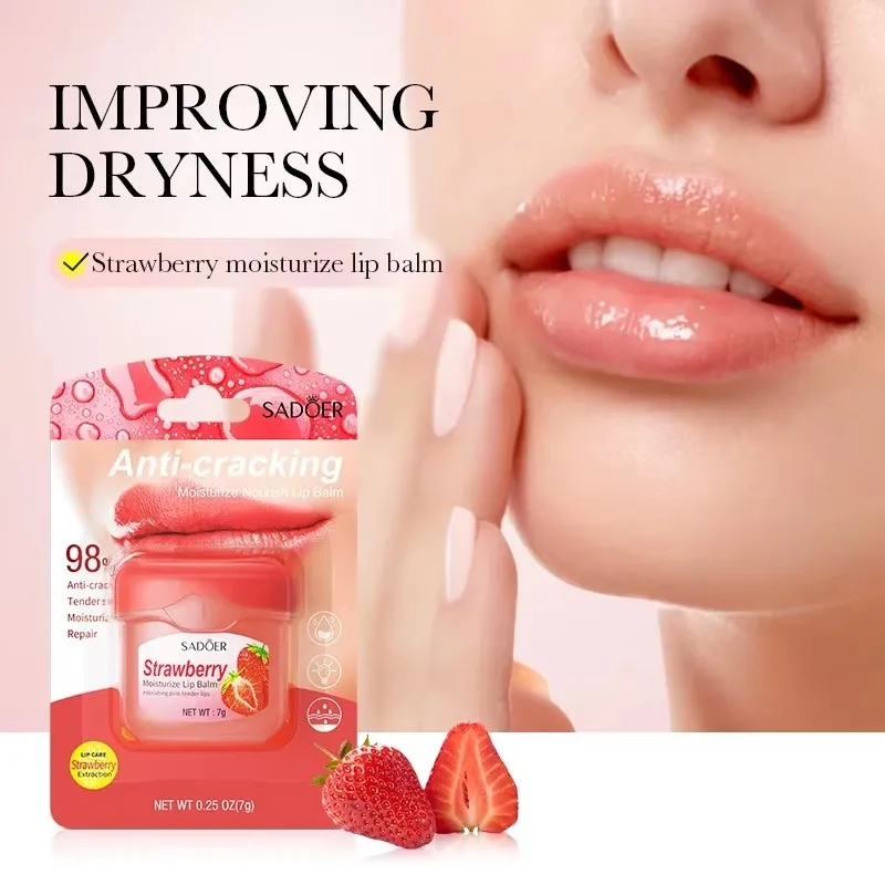 2 In 1 Natural Plant Lip Balm Hydrating Anti-Cracked Essence Lipstick Moisturizing Primer Lip Care For Lip Make Up Cosmetics.