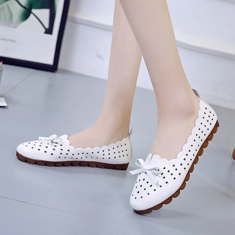 Women Shoes Loafers Women Flats Moccasins Woman Leather Shoes Flats Slip on Women\'s Flat Shoes Zapatos Mujer
