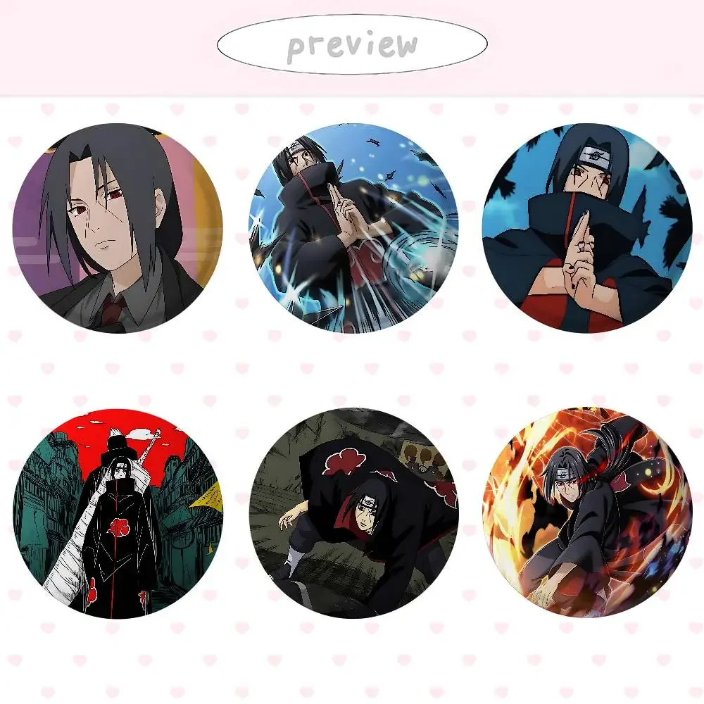 Itachi Uchiha Broschen Lustige Meme-Anstecker Modeschmuck Geschenke