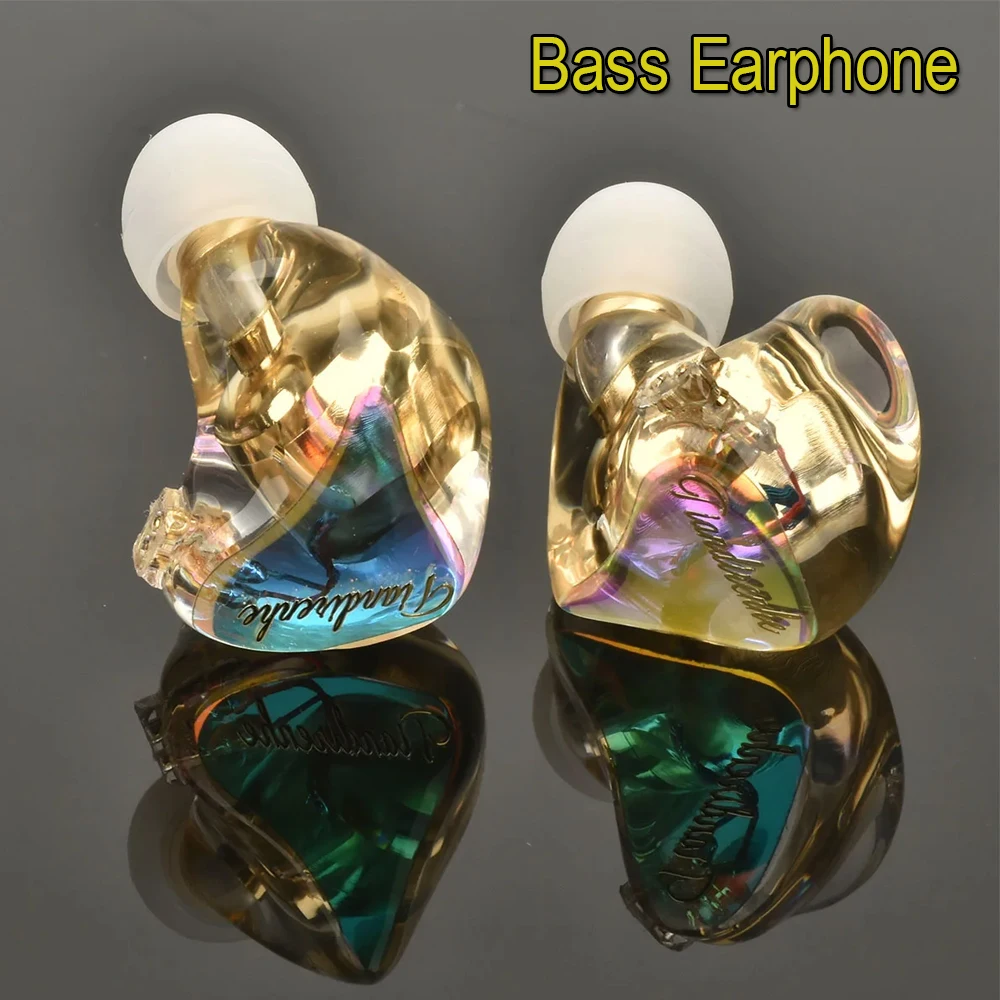 Tiandirenhe TD15 Colorful Flickered Resin HIFI Earphone 0.78 for TFZ cable HiFi bass Earbuds Dynamic DJ Stage Fever IEM and mic