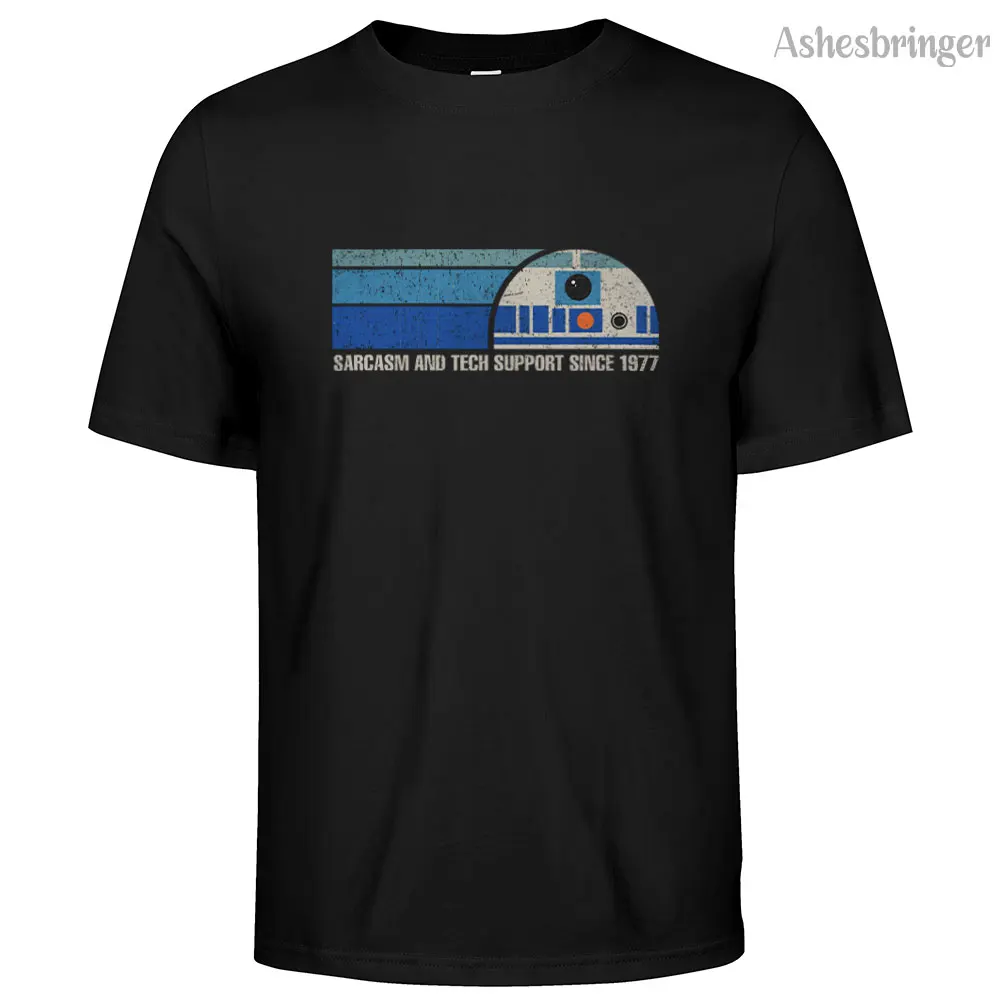 Mens Cotton Providing Sarcasm and Tech Support Since 1977 Graphic T Shirt Street Casual Style Tee for Men and Women