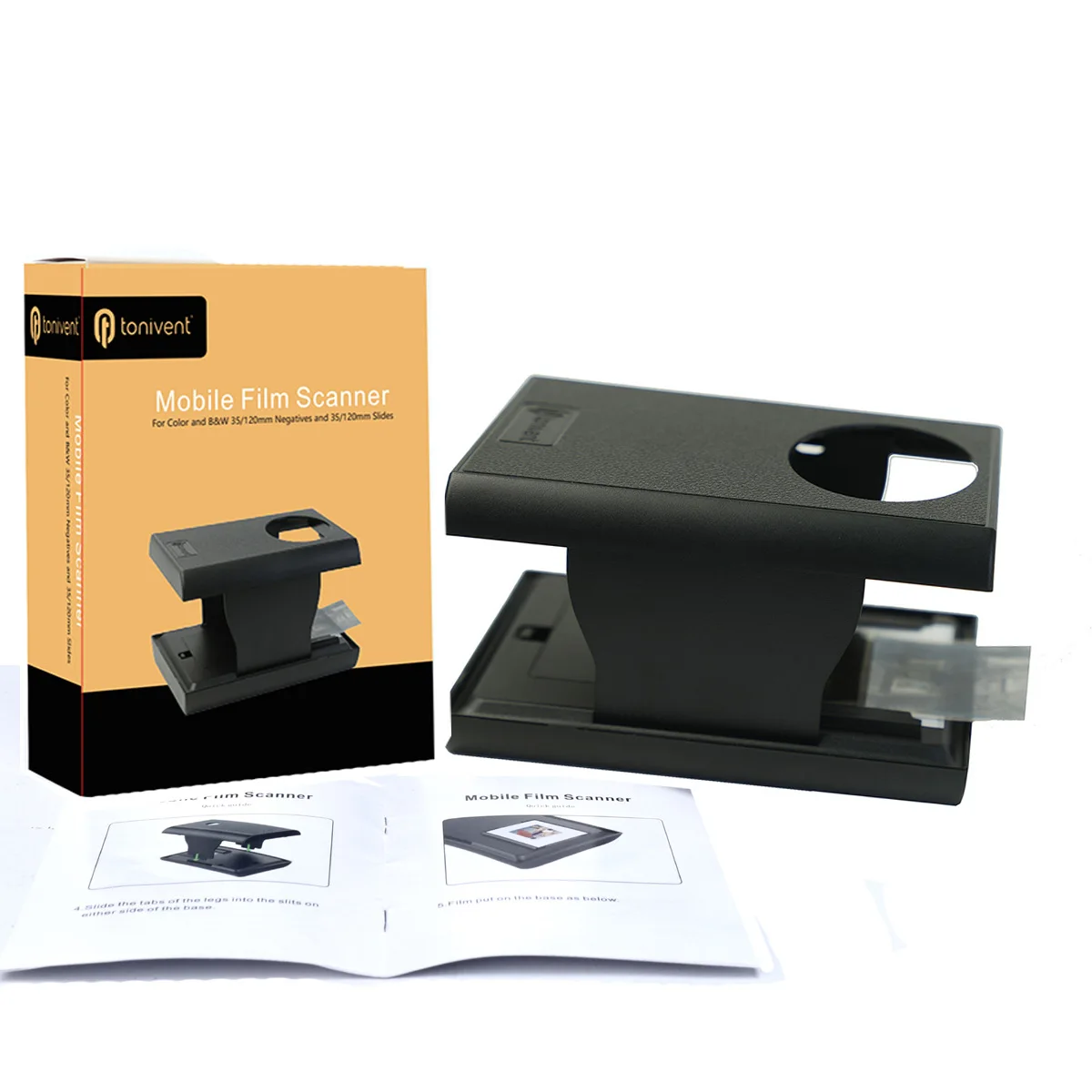Slides and Negatives Film Scanner Digital Photo Converter Slide Film Viewer Scanner for 35/120/127/135mm Negatives and Slides