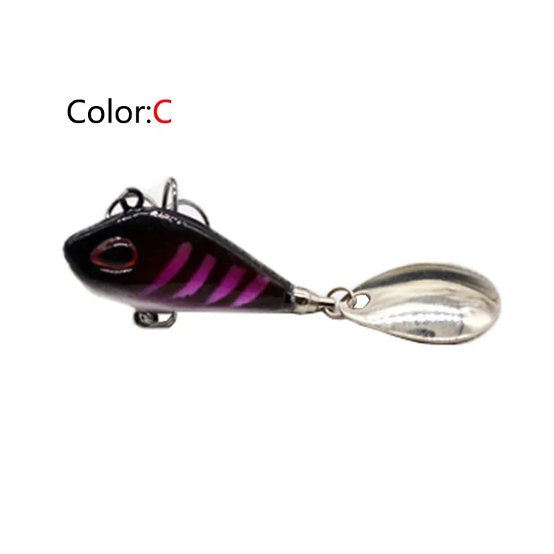 OUTKIT Neue Metall Mini VIB Mit Löffel Angeln Locken 6g10g17g25g 2cm Angelgerät Pin Crankbait Vibration Spinner sinkende Köder