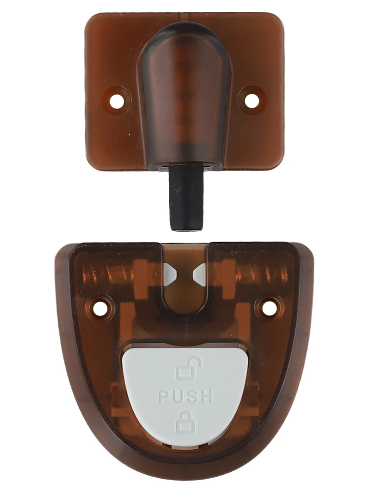 No Punching Door Stop Silent Door Suction For Office For Home Easy To Install Lock Design Metal-coated Multi-purpose