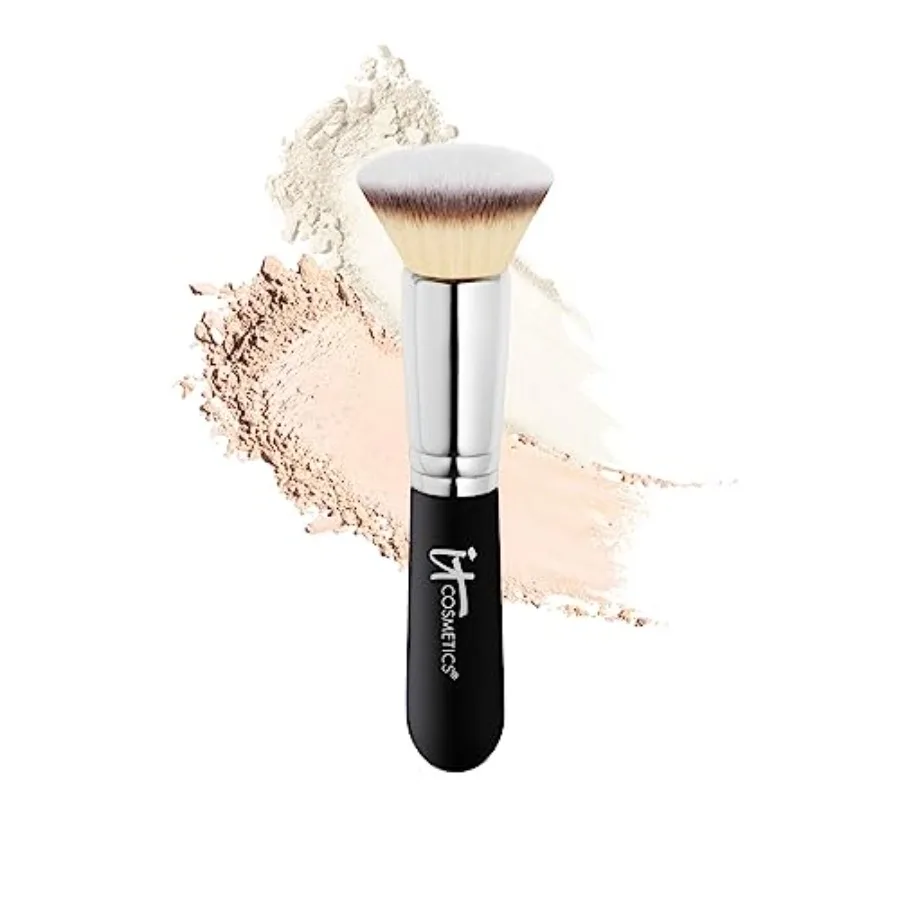 

Heavenly Luxe Flat Top Buffing Foundation Brush #6 - Foundation Brush for Liquid Makeup and Foundation Powder - Makeup Brush Wi