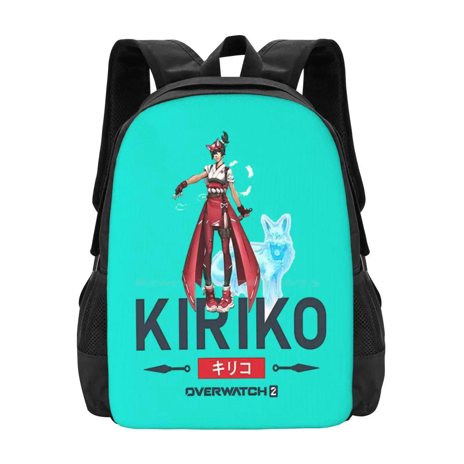 Kiriko A Kiriko Hot Sale Schoolbag Backpack Fashion Bags Anime Kiriko Takemura Japanese Fox Kiriko Fighting Cute Ow2 Gladiator